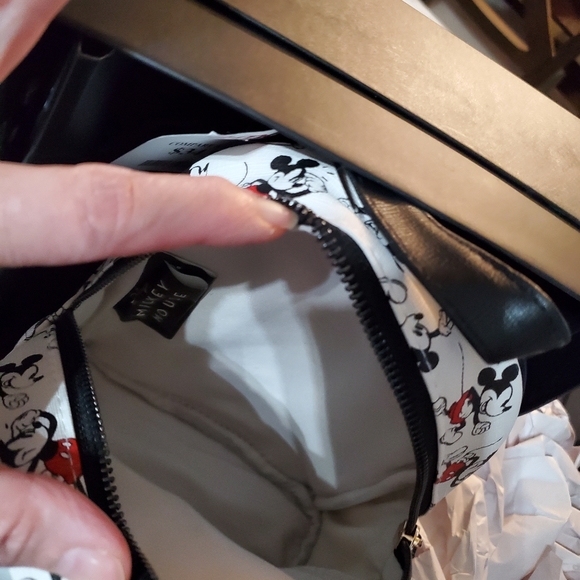 Mickey Mouse Mini Backpack Purse w/ Card Holder & Key Chain Gift Set - Picture 8 of 16